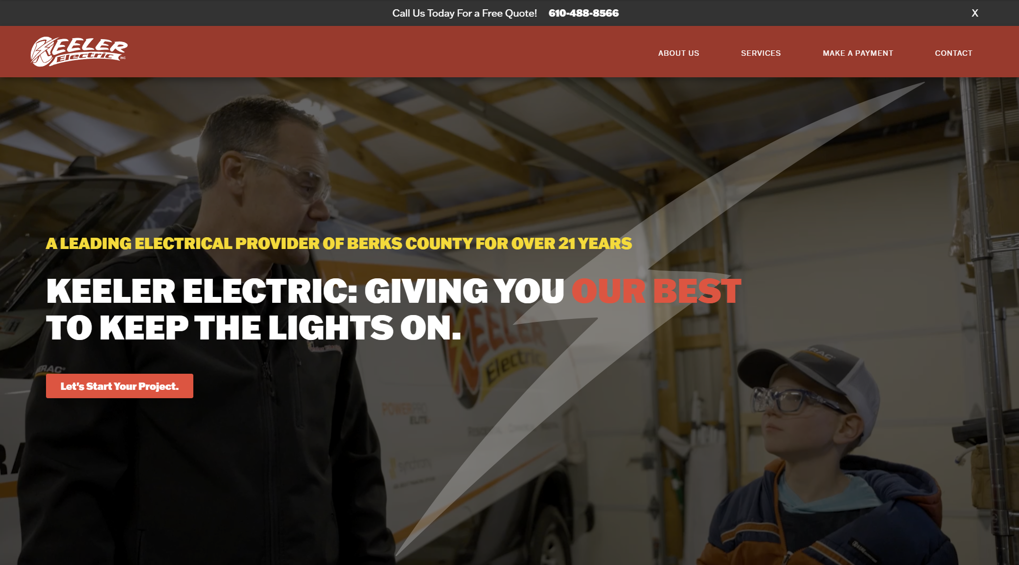 Keeler Electric, Inc - Website Design